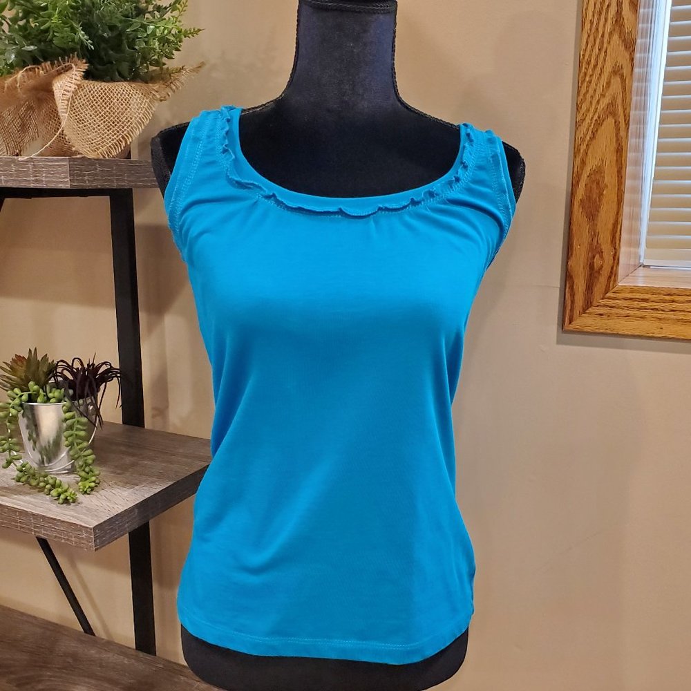 Turquoise Tank by Laura Petites
